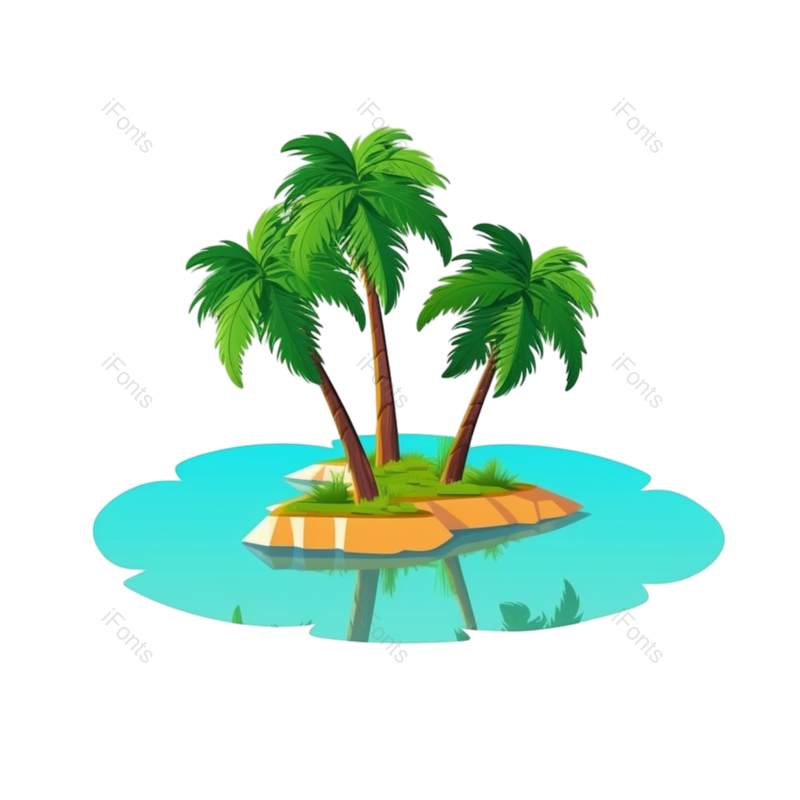 叶子图片,卡通元素,夏天PNG,符号免抠素材